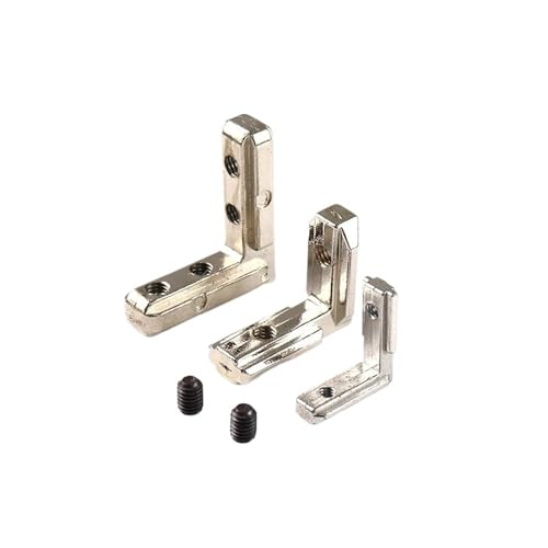 Winkelverbinder 10PCS T Slot L-Form Aluminium Profil Innen Ecke Stecker Mit Schrauben(40 EU) von DSFIHJO