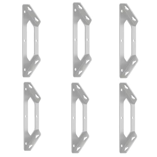 Winkelverbinder Dreieckiger Stützrahmen, Möbelhalterung, universeller Eckcode-Verschluss, geeignet for Tische, Stühle und Betten(6pcs) von DSFIHJO