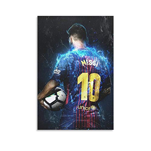 DSGFR Lionel Messi 2 Fußball-Superstar-Poster, dekoratives Gemälde, Leinwand, Wandkunst, Wohnzimmer, Poster, Schlafzimmer, Gemälde, 40 x 60 cm von DSGFR