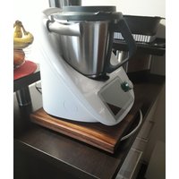 Gleitbrett Für Den Thermomix® - Rollbrett Aus Schwarznussbaum Holz von DSGHolzdesign