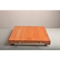 Gleitbrett Für Den Thermomix® - Rollbrett Aus Wildkirsche Holz von DSGHolzdesign