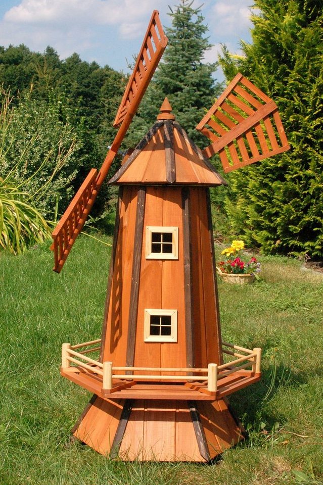 DSH DEKO SHOP HANNUSCH Gartenfigur Windmühle 130 von DSH DEKO SHOP HANNUSCH