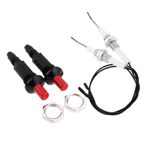 DSHYTDRF 2sets Push Button Funken Zündung Set Generator Piezo Gas Pilot Zündgerät Gewinde M10 DSHYTDRF 2sets Push Button Funken Zündung Set Generator Piezo Gas Pilot Zündgerät Gewinde M10 von DSHYTDRF