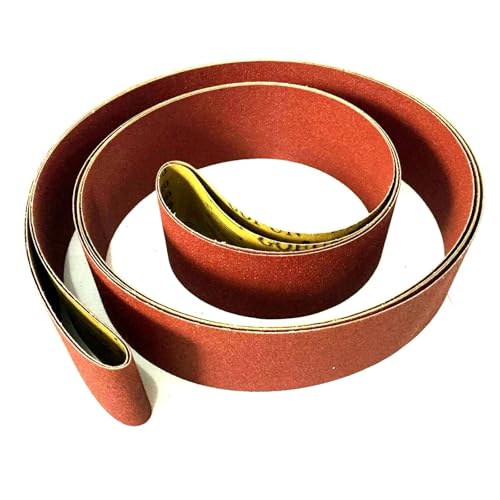 DSHYTDRF 5 Stück/Packung 2 x 48 Zoll Schleifbänder 50 x 1220 mm Körnung 60–600 grob for Feinschliff Bandschleifer Zubehör(400) von DSHYTDRF