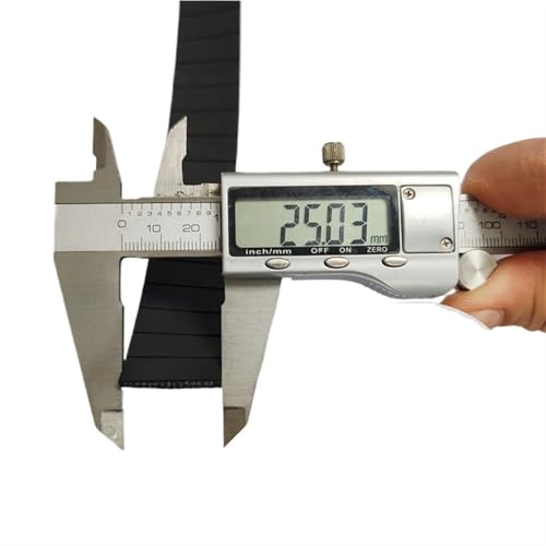 DSHYTDRF Eingebauter Stahldrahtkern, Übertragungskraft, Aufzug, Hebevorrichtung, mechanischer Flachriemen, Fitnessgeräte-Zubehör, Dicke 2 mm(Width 25mm Length 1m) von DSHYTDRF
