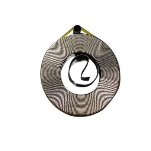DSHYTDRF Flache kleine Uhr-Schraubenfeder mit konstanter Kraft, spiralförmige Kraftfeder, (0,6–0,8) mm Dicke x (5–10) mm Breite x (1800–3000) mm Länge(0.5x7x3000mm) von DSHYTDRF