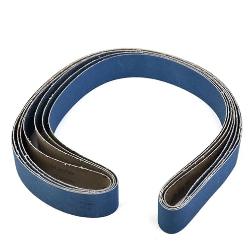 DSHYTDRF Keramik-Schleifbänder mit grober Körnung, Größe 2 x 72, perfekt for Metallbearbeitungs- und Schärfaufgaben, 4er-Pack von DSHYTDRF