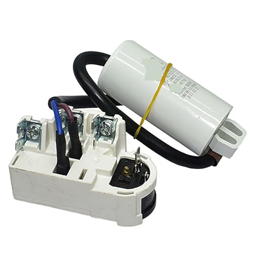 DSHYTDRF Kompressorstarter TY-QZ-109/2,5/3/4/5 UF Kondensator Überlast-Überhitzungsschutzrelais for Haier for Frestec Kühlschrankteile(2.5UF Capacitor Set) von DSHYTDRF