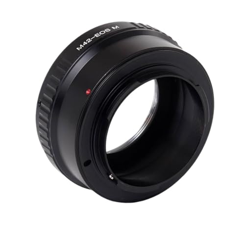 DSHYTDRF M42-EOS M for M42 (42 x 1 mm) Objektiv – for Canon EOS EF-M Mount Adapterring M42-EF M, EFM EF M for M5 M6 M6II M100 M200 von DSHYTDRF