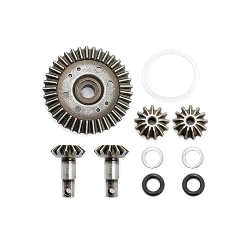 DSHYTDRF Metall Differential Ring Getriebe Ausgang Zahnräder Set 6882 5379 for traxxas for Slash 4x4 for Stampede for rustler HQ727 1/10 RC Auto Upgrade Teile(White) von DSHYTDRF