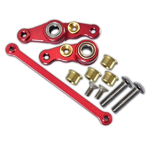 Lenkungskomponenten aus Metall Lenkung Baugruppe for Tamiya DF01 TA01 TA02 M1025 for Hummer RC Auto Upgrades Teile Zubehör, 7 von DSHYTDRF