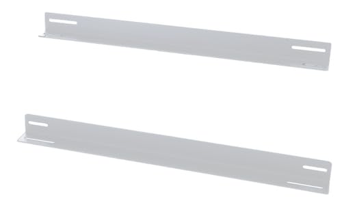 19 Zoll Rackschienen für 450mm Tiefe Wandschränke - weiß von DSIT