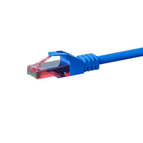 CAT6 Netzwerkkabel - U/UTP - 0.50 meter - Blau - 100% Kupfer, POE, Ethernet, LAN, Patchkabel, Datenkabel, RJ45 - für Serverschränke, Switches, Router, Modems! CAT6 Netzwerkkabel - U/UTP - 0.50 meter - Blau - 100% Kupfer, POE, Ethernet, LAN, Patchkabel, Datenkabel, RJ45 - für Serverschränke, Switches, Router, Modems! von DSIT
