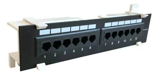 DSIT CAT 6a Wand Patchpanel - 12-Fach UTP DSIT CAT 6a Wand Patchpanel - 12-Fach UTP von DSIT
