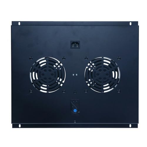Lüftereinheit - Ventilator Paket mit 2 Ventilatoren und Thermostat geeignet für Serverschränke mit Einer Tiefe von 600mm von DSIT
