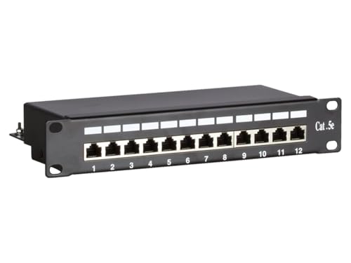 DSIT Patchpanel 10 Zoll - 12-fach FTP Patchpanel CAT 5e DSIT Patchpanel 10 Zoll - 12-fach FTP Patchpanel CAT 5e von DSIT