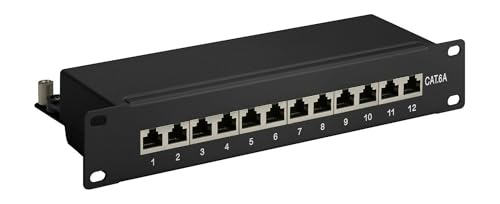 DSIT Patchpanel 10 Zoll - 12-Fach STP Patchpanel CAT 6a DSIT Patchpanel 10 Zoll - 12-Fach STP Patchpanel CAT 6a von DSIT