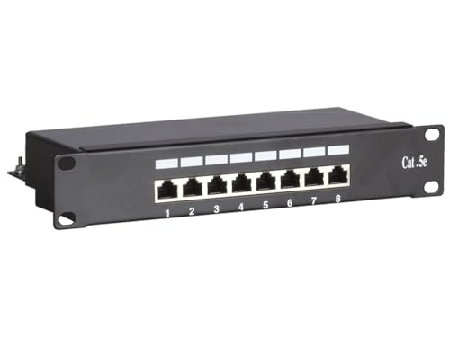 DSIT Patchpanel 10 Zoll - 8-Fach FTP Patchpanel CAT 5e von DSIT