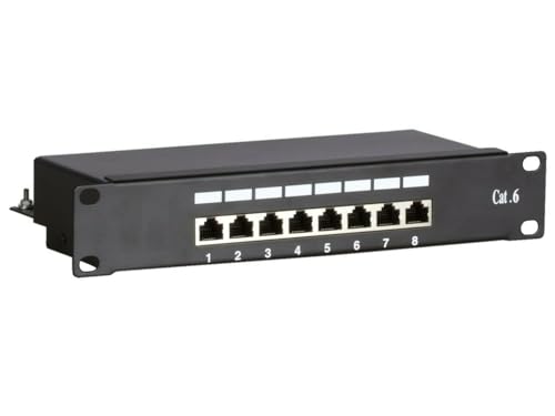 DSIT Patchpanel 10 Zoll - 8-Fach FTP Patchpanel CAT 6 DSIT Patchpanel 10 Zoll - 8-Fach FTP Patchpanel CAT 6 von DSIT