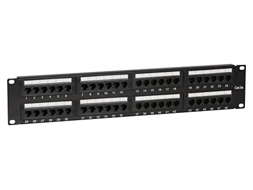 DSIT Patchpanel 19 Zoll CAT5e UTP - 48 Ports von DSIT