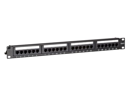 DSIT Patchpanel 19 Zoll CAT6 UTP - 24 Ports DSIT Patchpanel 19 Zoll CAT6 UTP - 24 Ports von DSIT