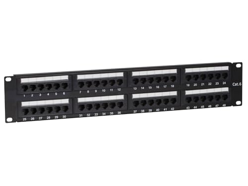 DSIT Patchpanel 19 Zoll CAT6 UTP - 48 Ports von DSIT
