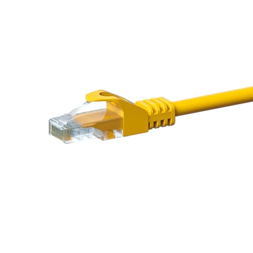 Danicom CAT 5e Netzwerkkabel U/UTP - 20 Meter - Gelb - CCA, POE, Ethernet, LAN, Patchkabel, Datenkabel, RJ45 - für Serverschränke, Switches, Router, Modems! Danicom CAT 5e Netzwerkkabel U/UTP - 20 Meter - Gelb - CCA, POE, Ethernet, LAN, Patchkabel, Datenkabel, RJ45 - für Serverschränke, Switches, Router, Modems! von DSIT