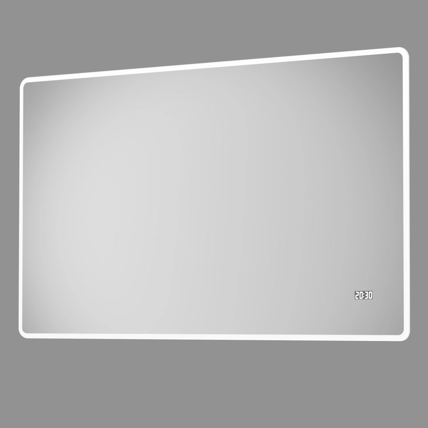 DSK Design LED-Lichtspiegel Silver Sintra 120 cm x 70 cm von DSK