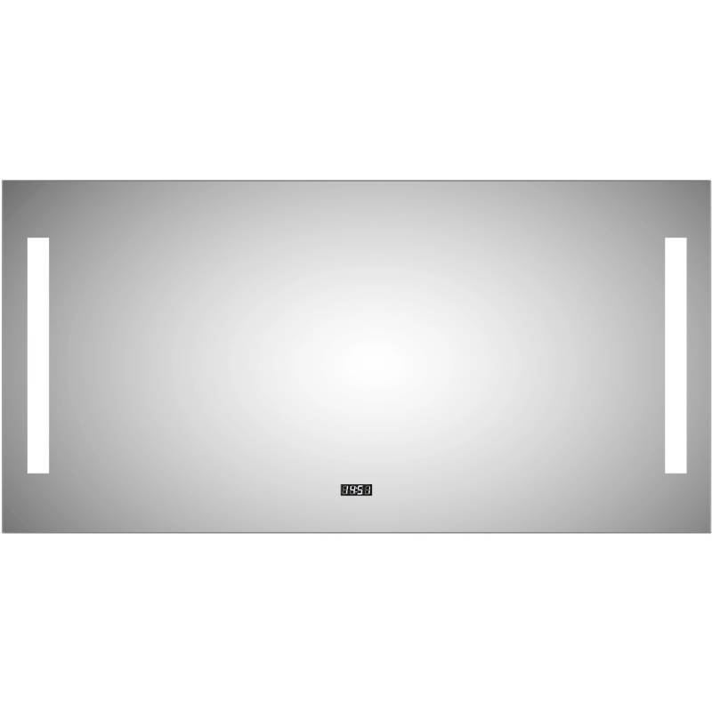DSK Design LED-Lichtspiegel Silver Time 120 cm x 60 cm von DSK