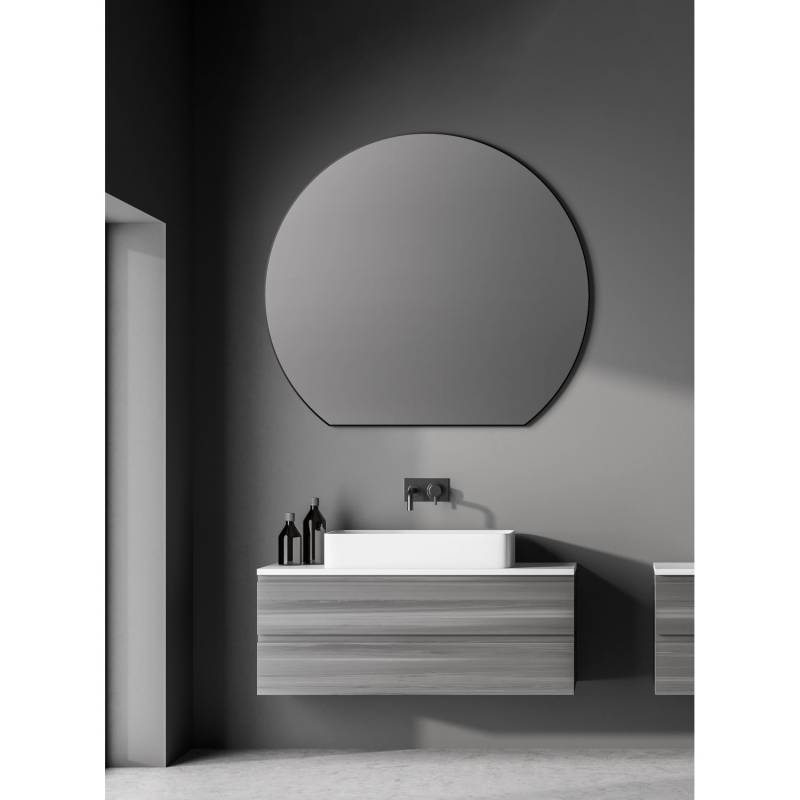 DSK Design-Wandspiegel Picasso Ø 100 cm Schwarz von DSK