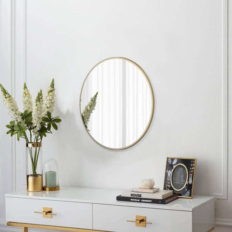 DSK Designspiegel Picasso Ø 50 cm Gold von DSK