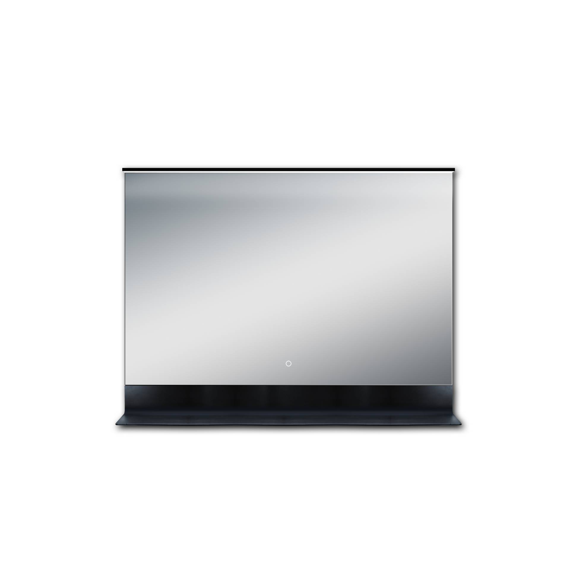 DSK LED-Spiegel 'Black Shelf' 80 x 60 cm von DSK