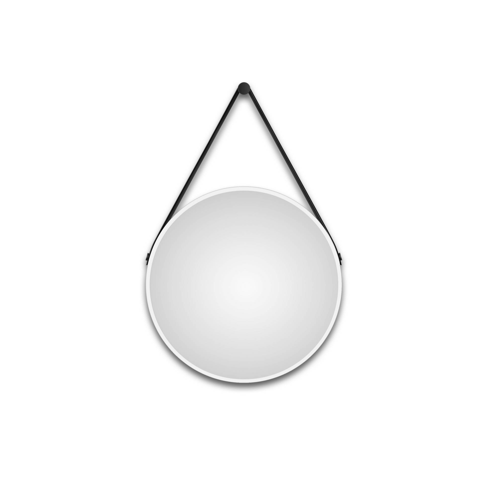 DSK LED-Spiegel 'Silver Barbier' kupfer Ø 50 cm von DSK