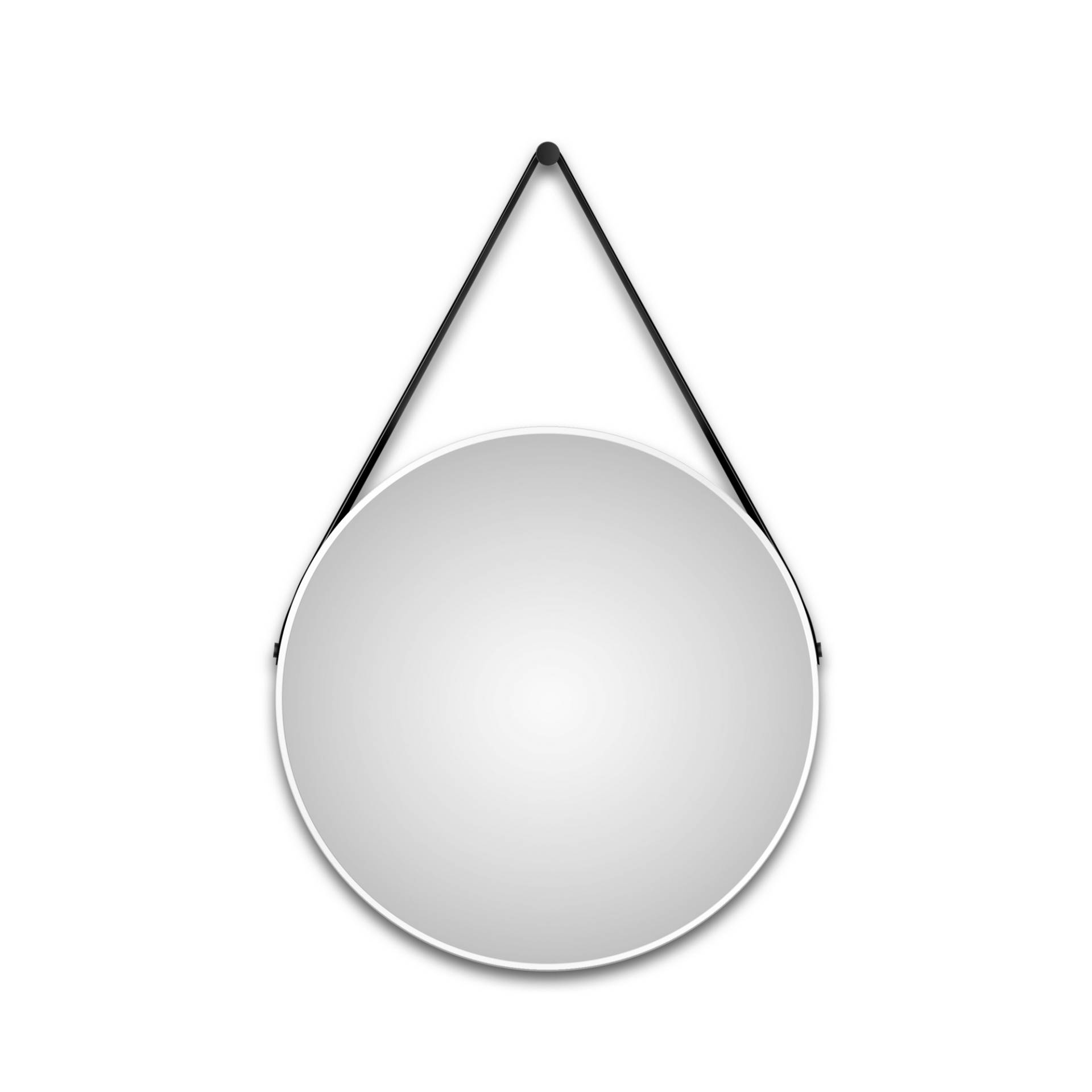 DSK LED-Spiegel 'Silver Barbier' weiß Ø 80 cm von DSK