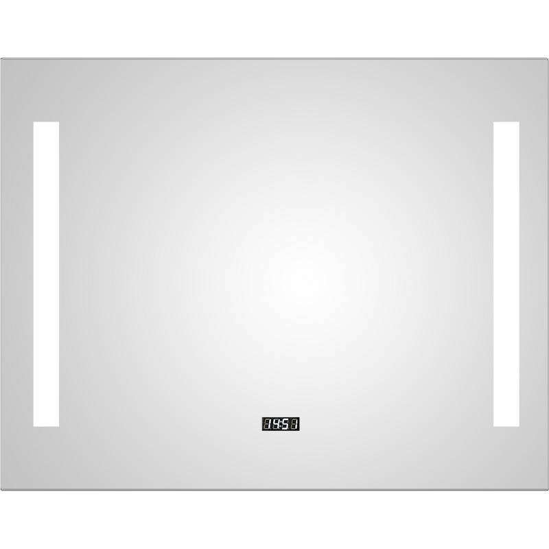 DSK LED-Spiegel 'Silver Elegance' mit Uhr 80 x 60 cm von DSK