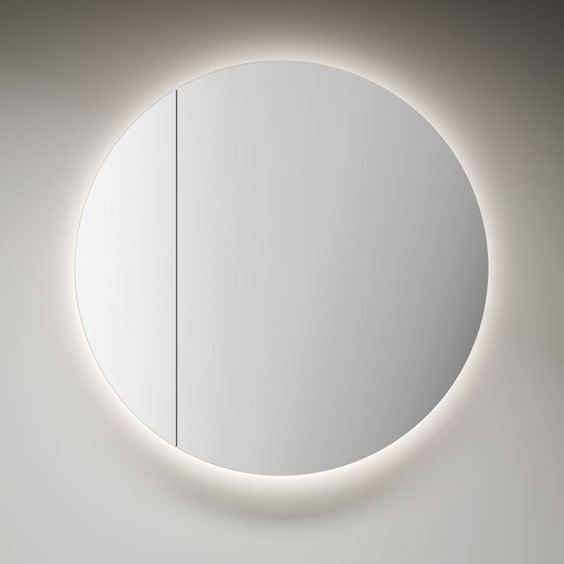 DSK LED-Spiegelschrank 'Picasso' weiß Ø 60 x 8,9 cm von DSK