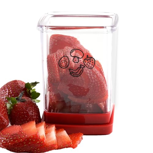Cup Slicer, Fruit Slicer Cup, Speed Slicer with Push Plate, Stainless Steel Banana Strawberry Cutter, Kitchen Portable Slicing Tool Vegetables Cutting Kitchen Gadget Cup Slicer, Fruit Slicer Cup, Speed Slicer with Push Plate, Stainless Steel Banana Strawberry Cutter, Kitchen Portable Slicing Tool Vegetables Cutting Kitchen Gadget von DSOPV