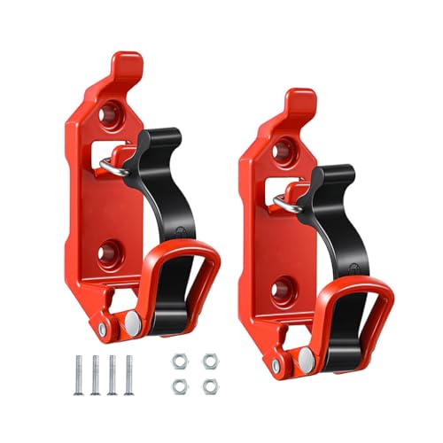 DSOUWEH 2 stücke Schaufel Halterung Für Dach Rack Schaufel Montieren Zubehör Wand Montage Klammern Quick Release Axt Halter Halterung Kit, Orange von DSOUWEH