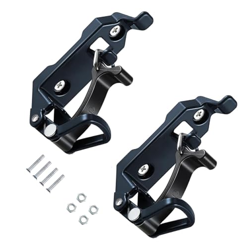 DSOUWEH 2 stücke Schaufel Halterung Für Dach Rack Schaufel Montieren Zubehör Wand Montage Klammern Quick Release Axt Halter Halterung Kit, Schwarz von DSOUWEH
