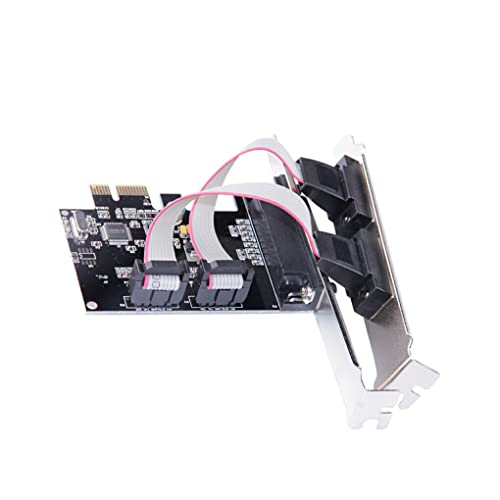 DSOUWEH PCIE zu 2 Serial Extension Card Board Professioneller tragbarer Büro Desktop PC Adapter Ersatz Ersatzteil Zubehör von DSOUWEH