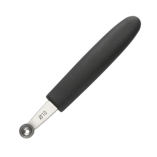 DSOUWEH Praktischer und zuverlässiger Eisportionierer aus Edelstahl. Leicht zu reinigende Eisportionierer aus Edelstahl. Multifunktional, 10 mm rund von DSOUWEH