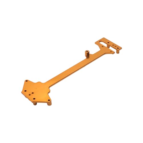 DSOUWEH Radioablage aus Aluminiumlegierung, kompatibel mit RC 1/18 Wltoys A949 RC Auto. Radioablage aus Aluminiumlegierung, RC Hobby Modellauto, Gold von DSOUWEH