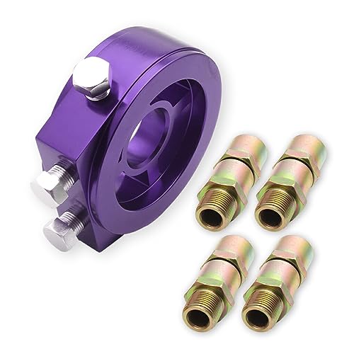 DSOUWEH Universeller Ölfilter für effiziente Ölfiltration, Filterkühler, Sandwich Sandwichplatten Adapter, Ölfilterkühler von DSOUWEH