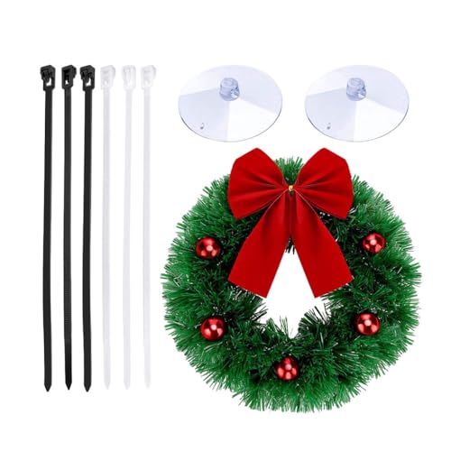 DSOUWEH Weihnachten Auto Kranz Dekoration Auto Grün Kranz Dekoration Auto Kranz Weihnachtskranz Für Auto Frontgrill Stilvoll DSOUWEH Weihnachten Auto Kranz Dekoration Auto Grün Kranz Dekoration Auto Kranz Weihnachtskranz Für Auto Frontgrill Stilvoll von DSOUWEH