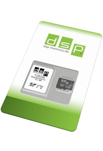 128GB Speicherkarte für TCL 408 (A2, V30, U3) von DSP Memory