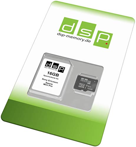 16GB Speicherkarte (Class 10) für Sony Ericsson Xperia Mini Pro von DSP Memory