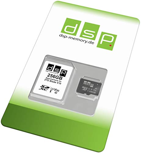 256GB Speicherkarte (A1, V30, U3) für ZTE Blade V10 von DSP Memory