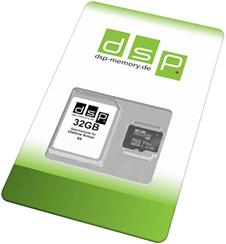 32GB microSDXC Speicherkarte (Class 10) für Ulefone Armor X6 von DSP Memory