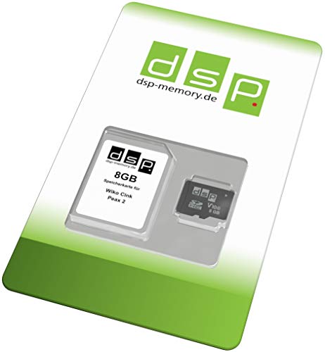 8GB Speicherkarte (Class 10) für Wiko Cink Peax 2 von DSP Memory