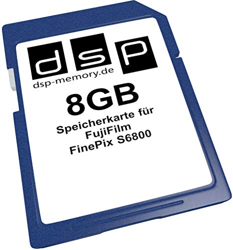 8GB Speicherkarte für FujiFilm FinePix S6800 von DSP Memory